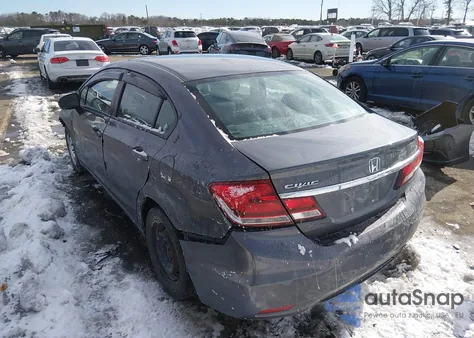 2014 Honda Civic Lx z USA, uszkodzony, nr VIN 2HGFB2E51EH535962